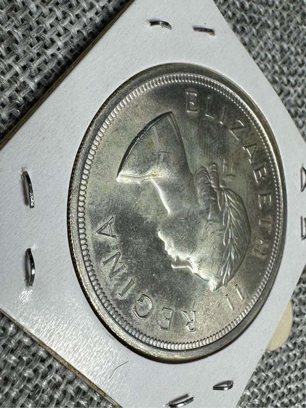1959 5 Shilling Union of SA Coin