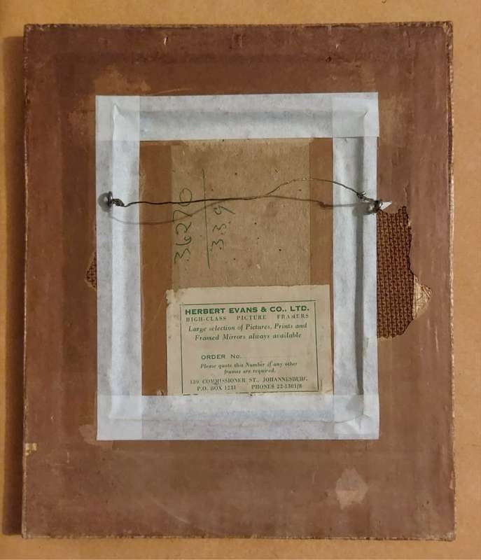 Walter Battiss mixed media painting