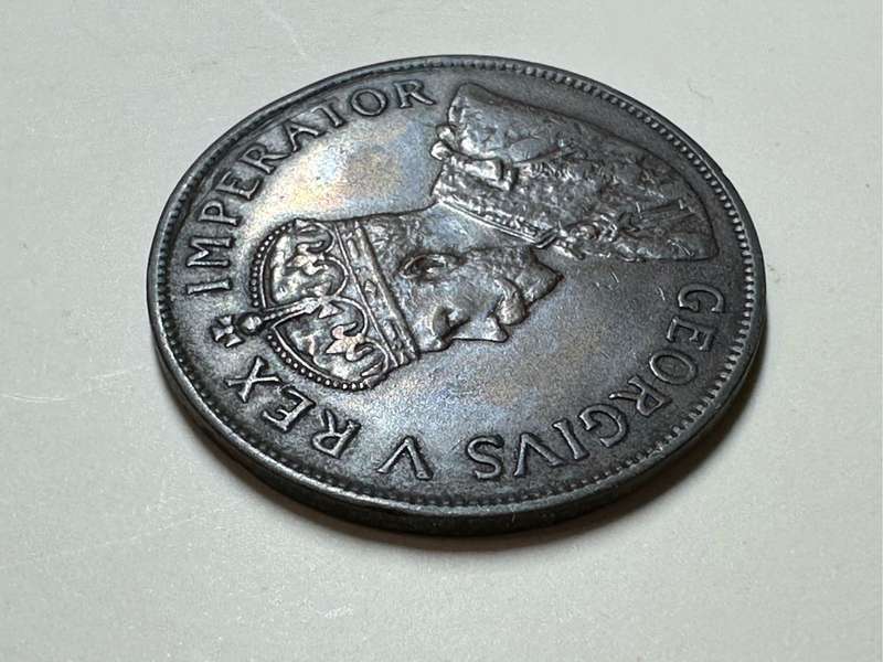 Union of SA 1929 1 penny coin