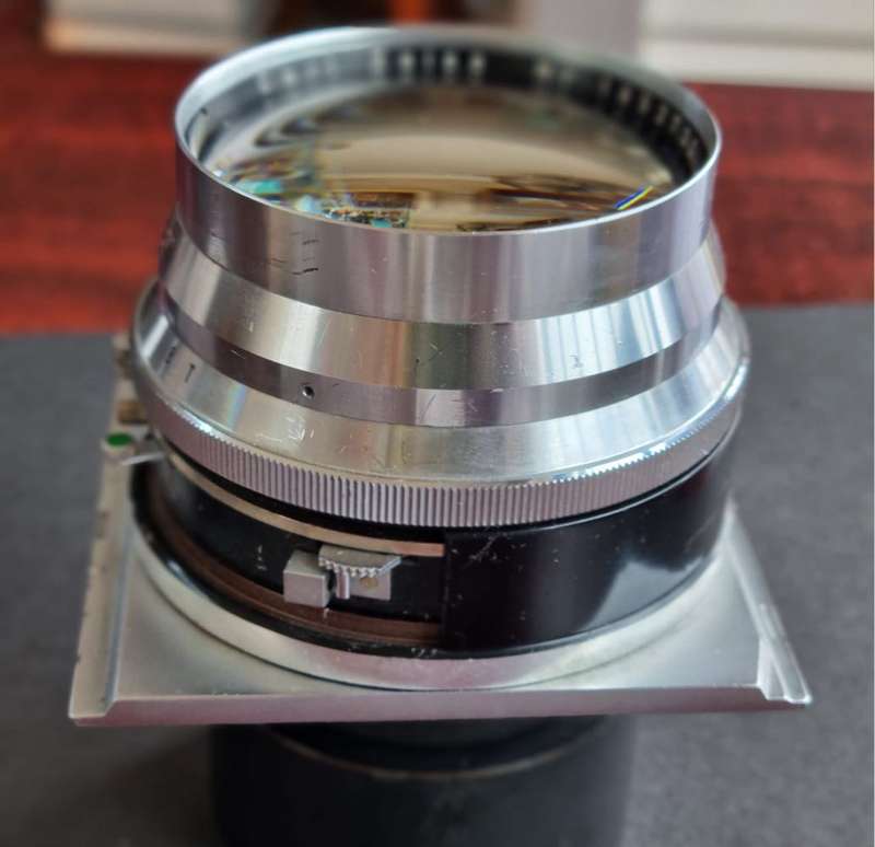Carl Zeiss f4.8 /180mm Sonnar Lens - Linhof shutter plate
