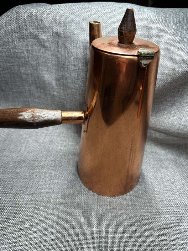 Retro copper coffee pots