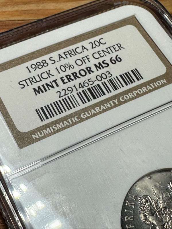 20 cent error coin graded by NGC
