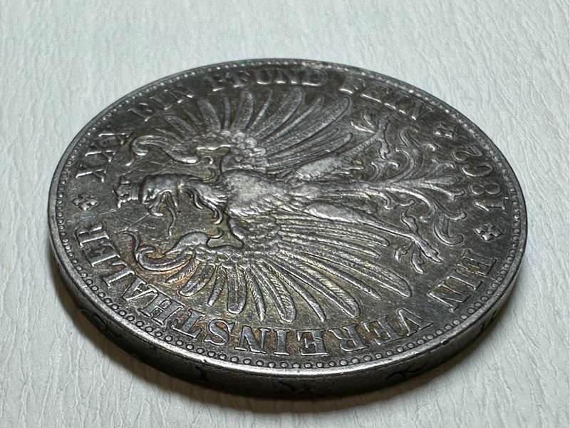 1862 1 Vereinsthaler - Free imperial city of Frankfurt ( German states )