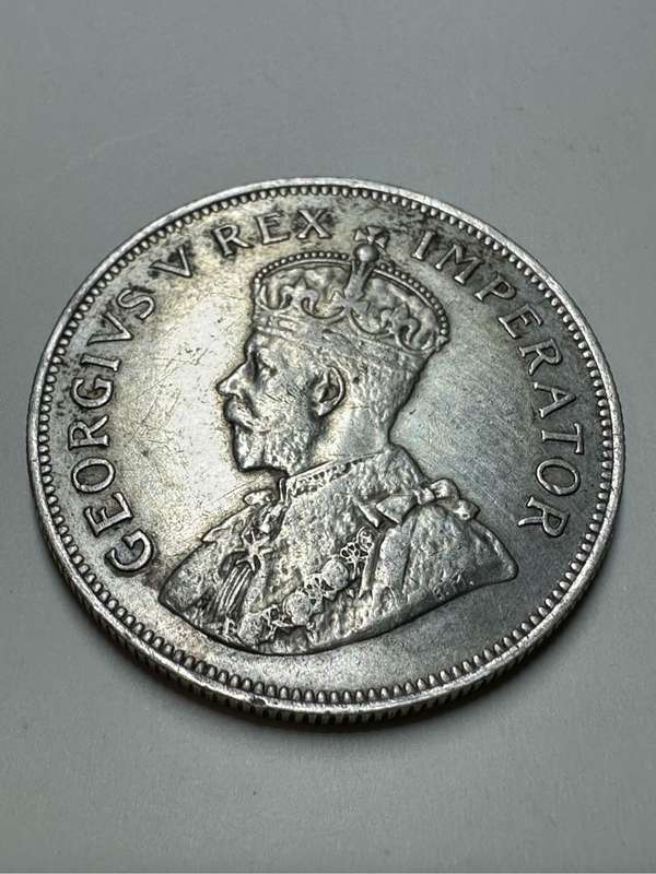 1924 Union of SA 2 1/2 shilling coin