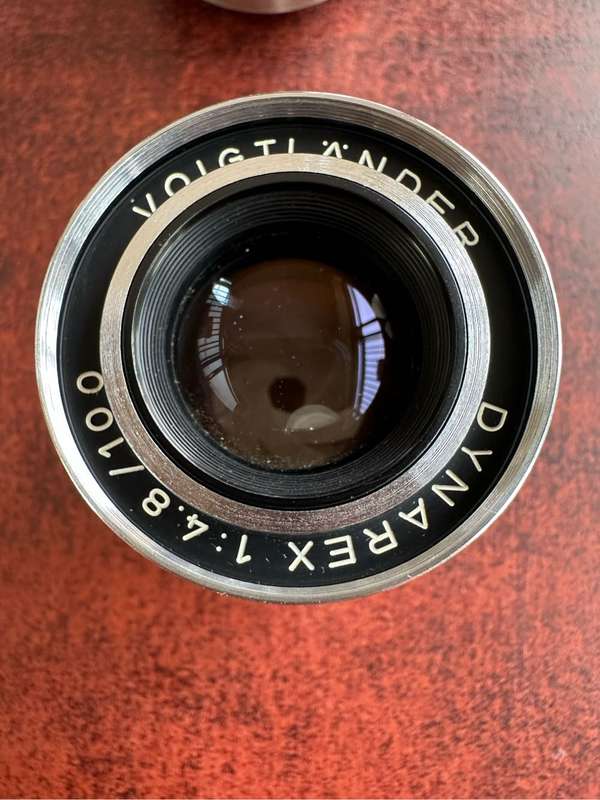 2 lenses by Voigtländer -  1:4 / 135 lense and a 1:4.8 / 100
