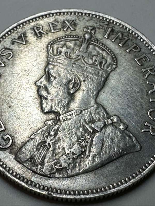 1924 Union of SA 2 1/2 shilling coin