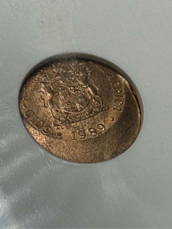 NGC graded error 1 cent coin
