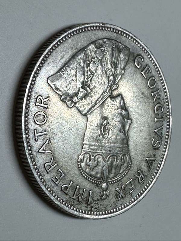 1924 Union of SA 2 1/2 shilling coin