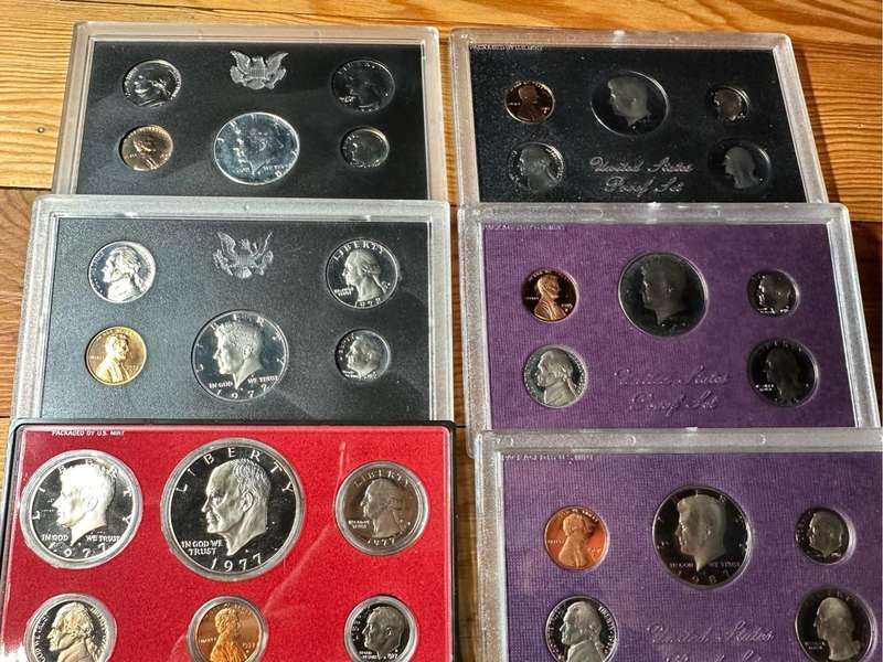 USA Proof coin sets ( x 10 )