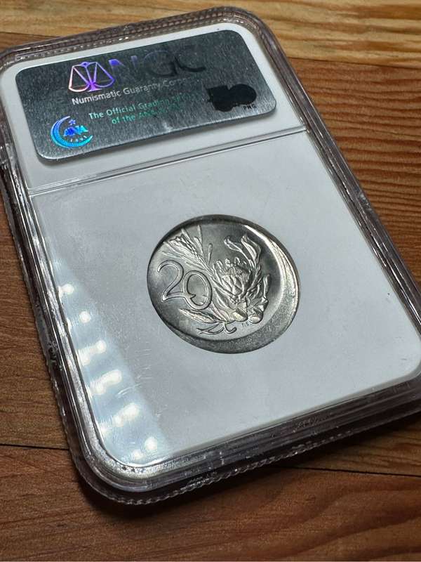 20 cent error coin graded by NGC