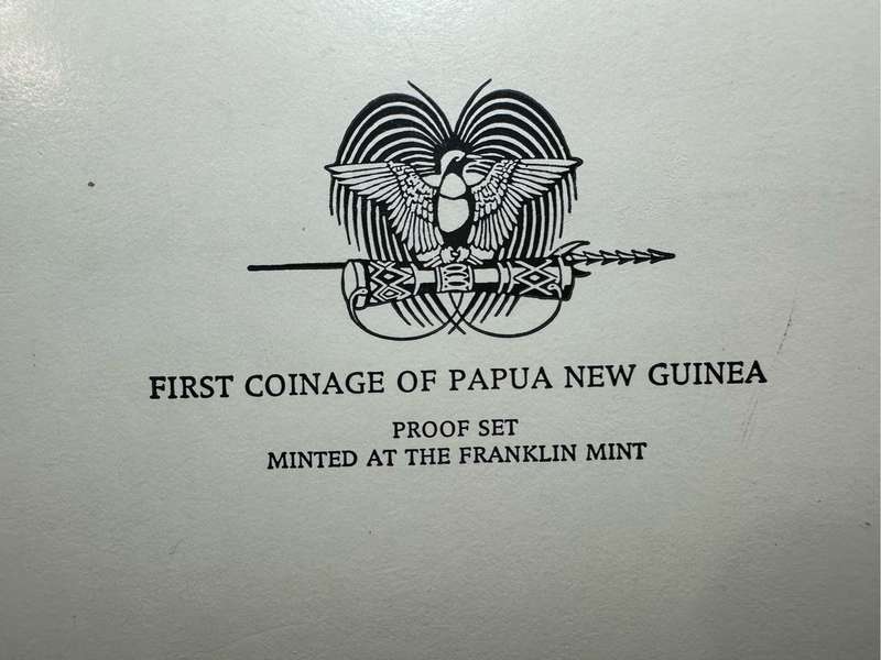 First Coinage of Papua New Guine proof set