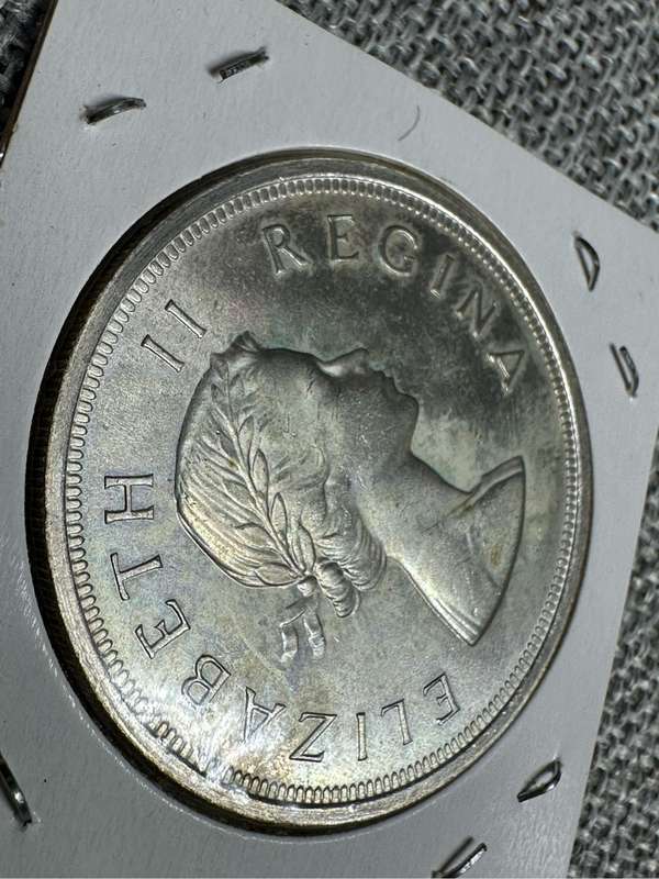1959 5 Shilling Union of SA Coin