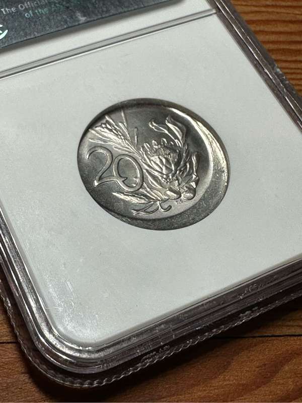 20 cent error coin graded by NGC