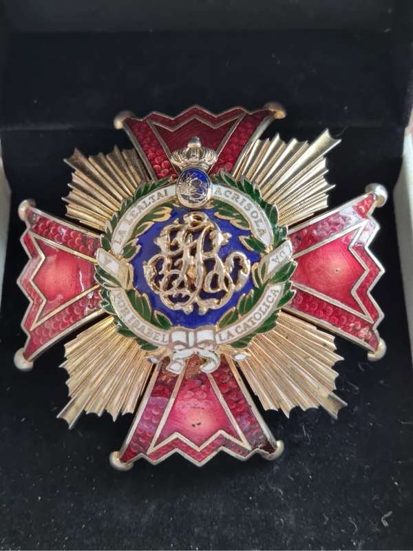 Order of Isabella Spain Award