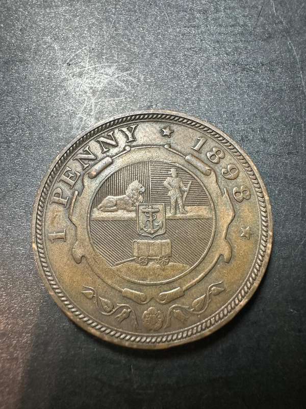 ZAR 1 Penny 1898