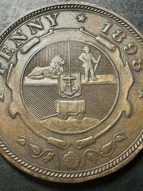 ZAR 1 Penny 1898