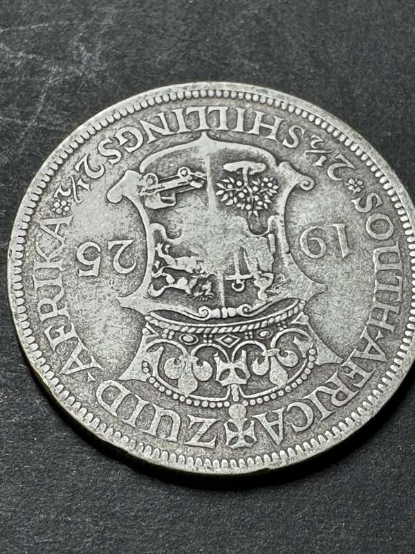 1925 2 1/2 shilling union of SA coin