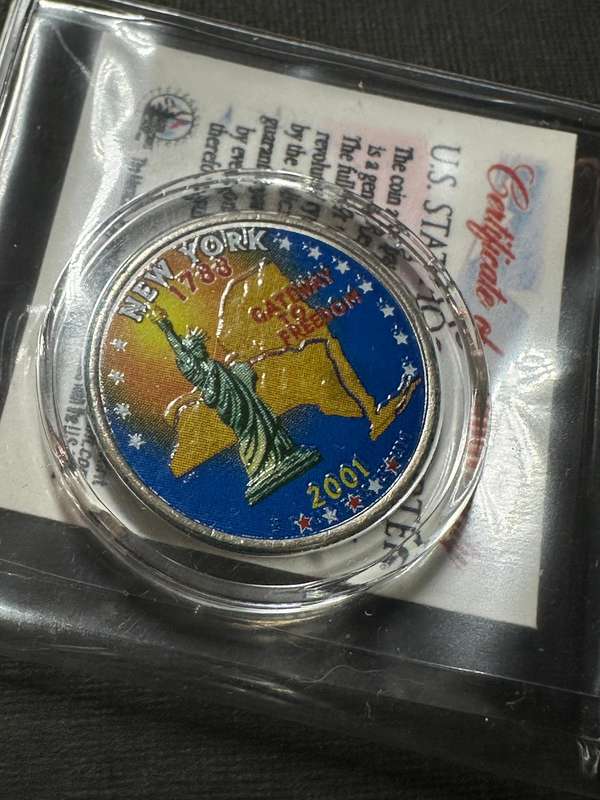 US Statehood quarter - New York 2001