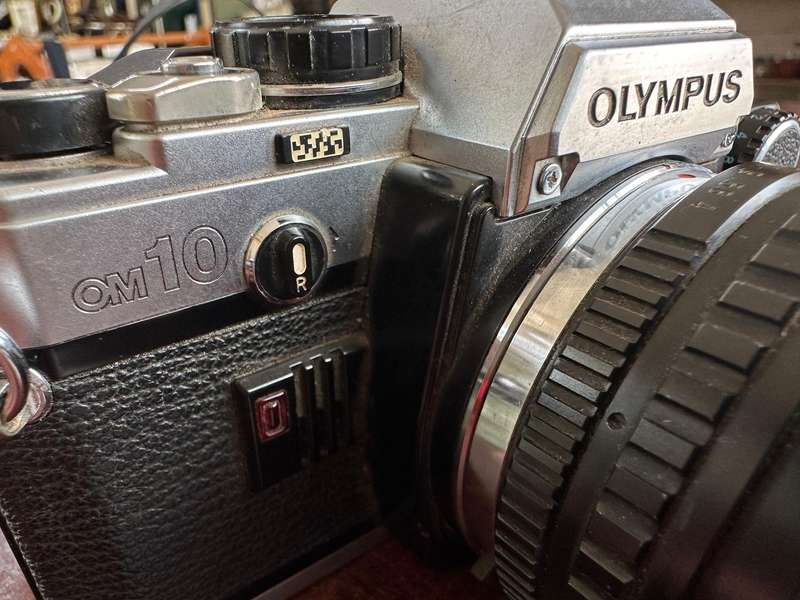 Olympus OM 10 35 mm. Camera