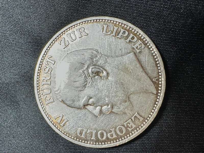 Deutches Reich Drei Mark coin 1913