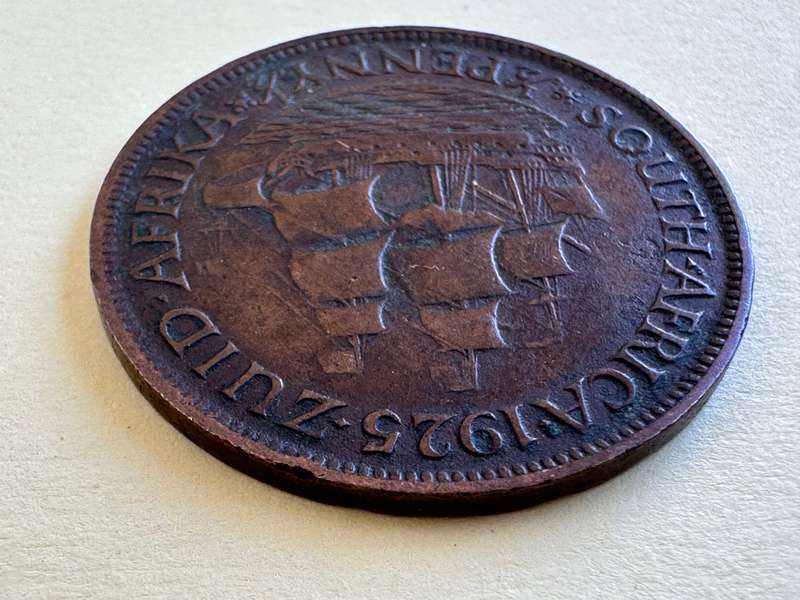 1925 Union Of SA 1/2 penny
