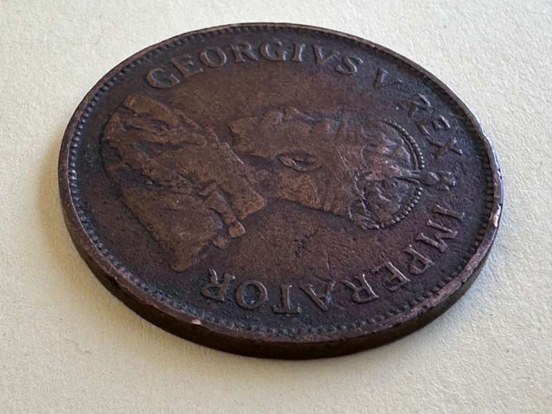 1925 Union Of SA 1/2 penny