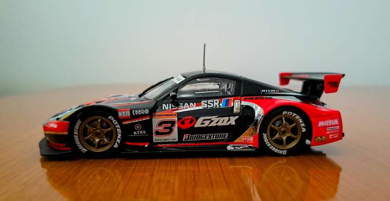 2 X Ebbro G'Zox Hasemi Nissan Z JGTC 2004 Diecast Cars 1/43