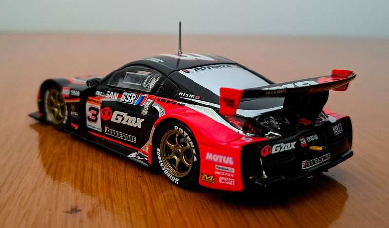 2 X Ebbro G'Zox Hasemi Nissan Z JGTC 2004 Diecast Cars 1/43