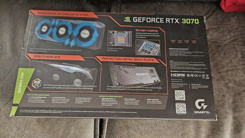 Gigabyte Geforce RTX 3070 Gaming OC 8GB