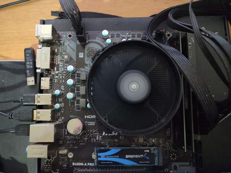 Ryzen 5 3600 CPU and B450m MSI A PRO MAX motherboard