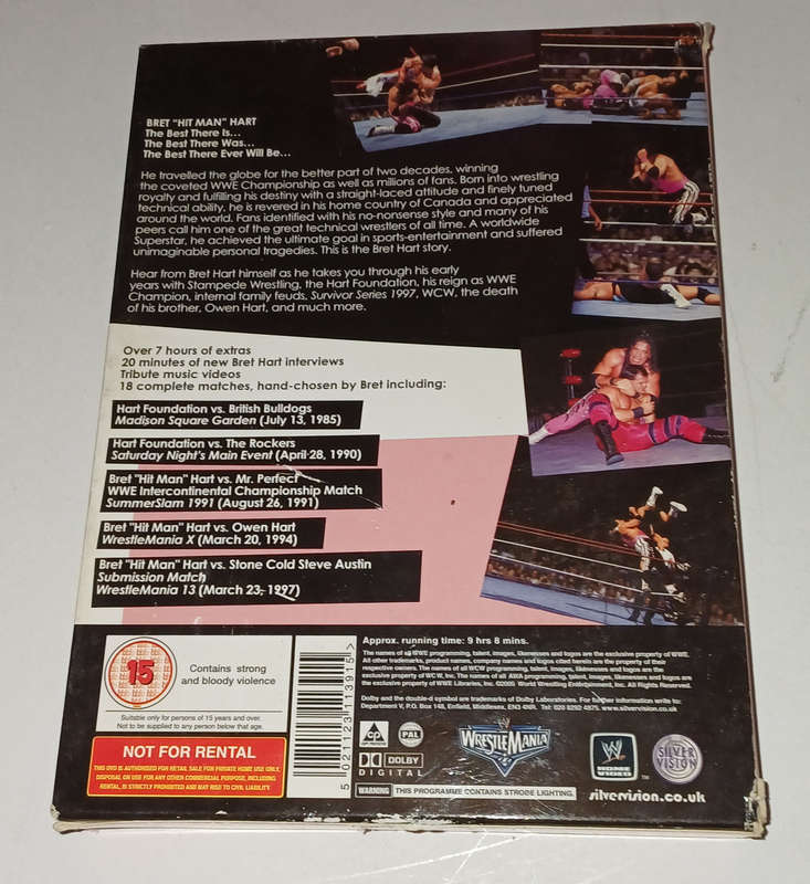 Bret Hart Hit Man Wrestling DVD