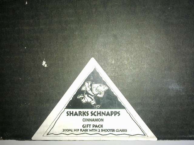 Collectable Rugby novelty - Sharks Schnapps Hip Flask Gift Box