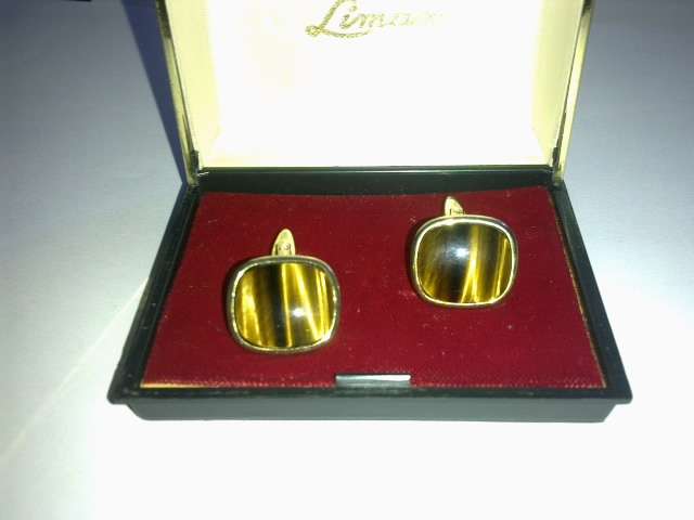 Vintage Tigers Eye Cufflinks