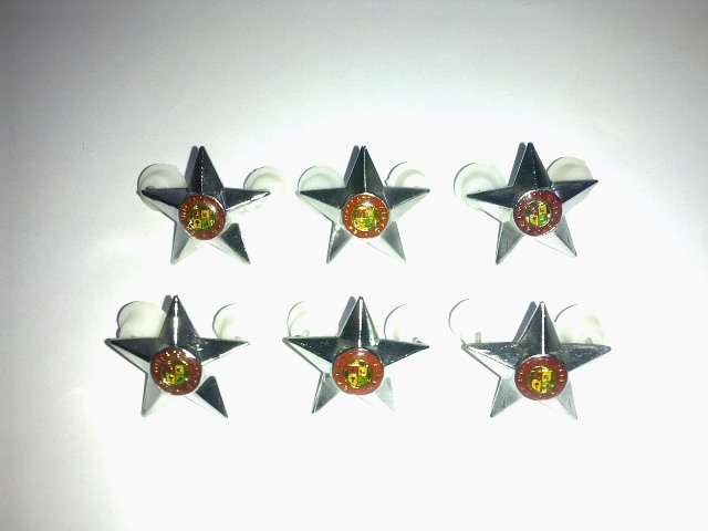 SADF - Officers Dress Stars Lot of 6