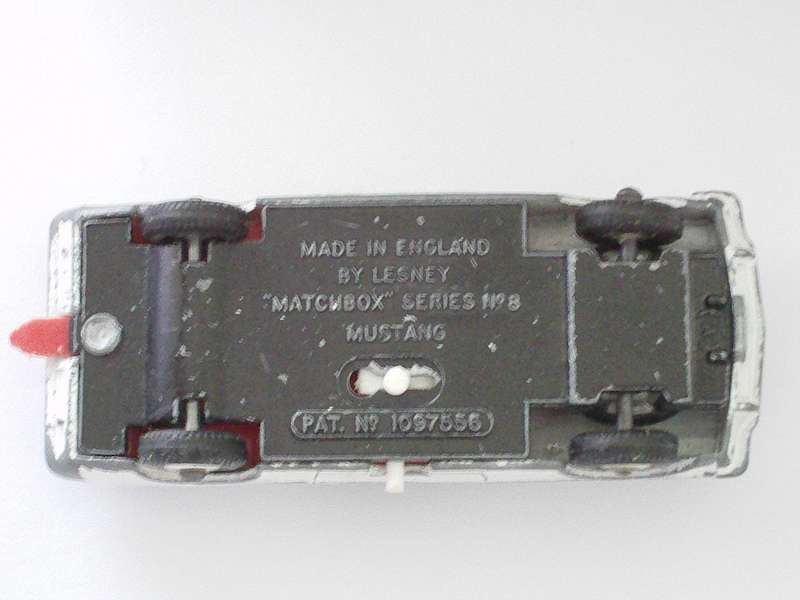 Matchbox Regular Wheels Ford Mustang Lesney England #8e