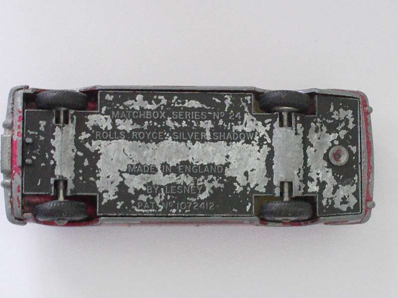 Matchbox Regular Wheels Rolls Royce Silver Shadow Lesney England #24c