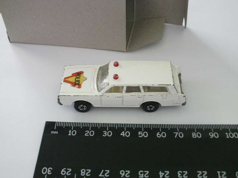 Matchbox Superfast Mercury Estate Police Car Lesney England #55e