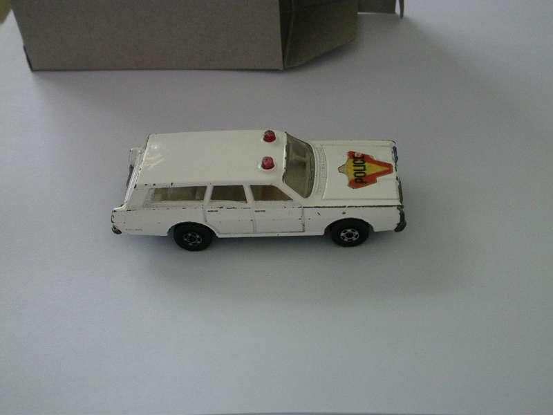 Matchbox Superfast Mercury Estate Police Car Lesney England #55e