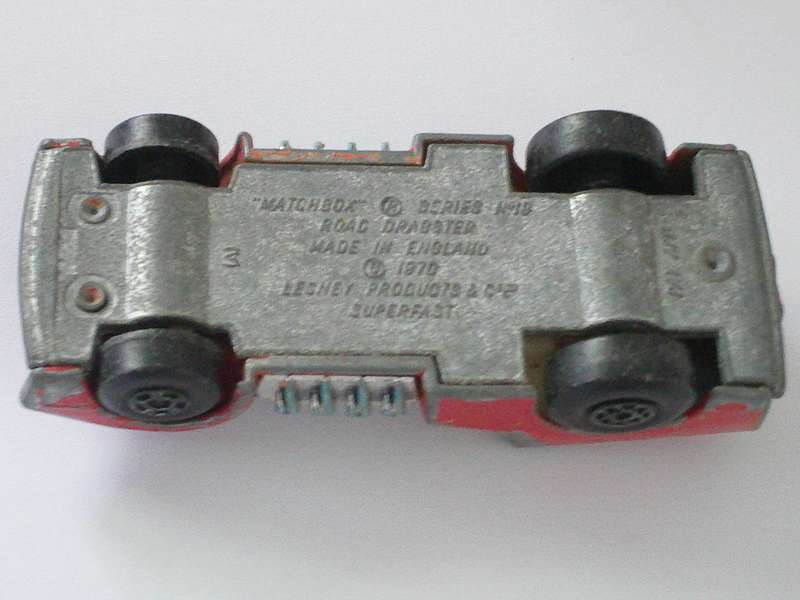 Matchbox Superfast Road Dragster Lesney England #19e