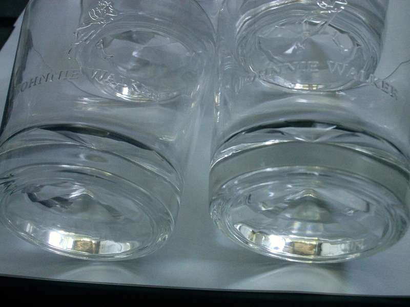 Johnnie Walker Whiskey Glasses 95mm Set of 6 Reduced to sell