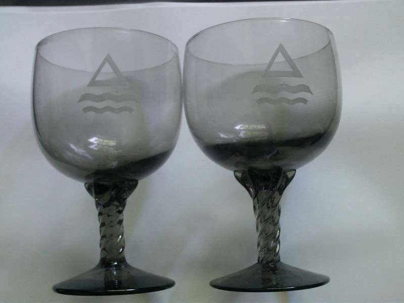 Vintage Collectable Glasses 135mm Pair Reduced to sell