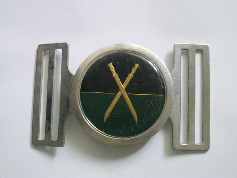 SADF - Infantry School Stable Belt Buckle - reduced