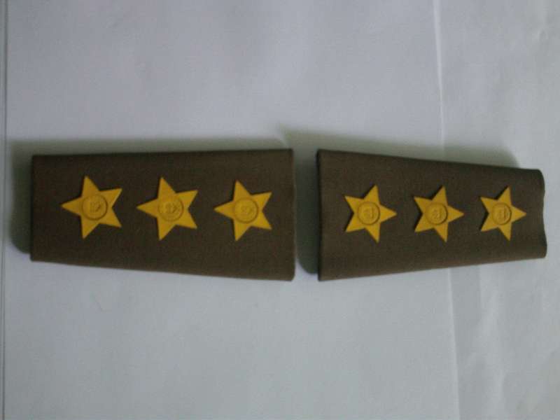 SADF - Captains Tupper Field Epaulettes Set - reduced