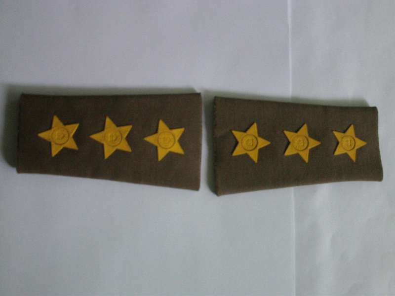 SADF - Captains Tupper Field Epaulettes Set - reduced