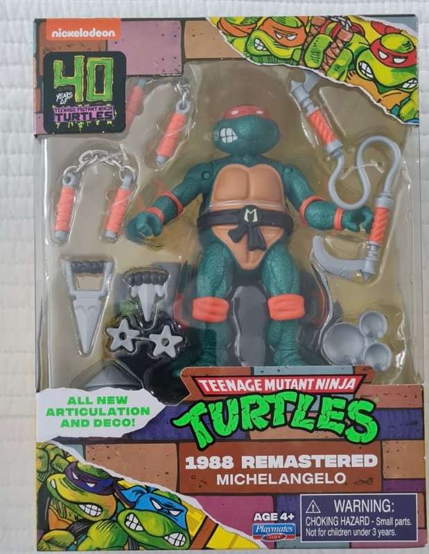 Teenage Mutant Ninja Turtles Remastered Nickelodeon Walmart Exclusive TMNT vintage STYLE Playmates