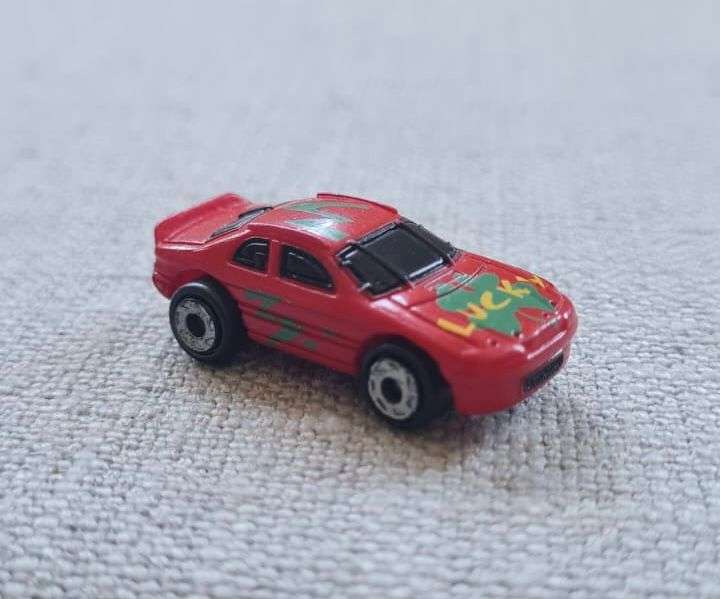 Vintage Micro Machines 80s Chevy Lucky 8 Monte Carlo Red