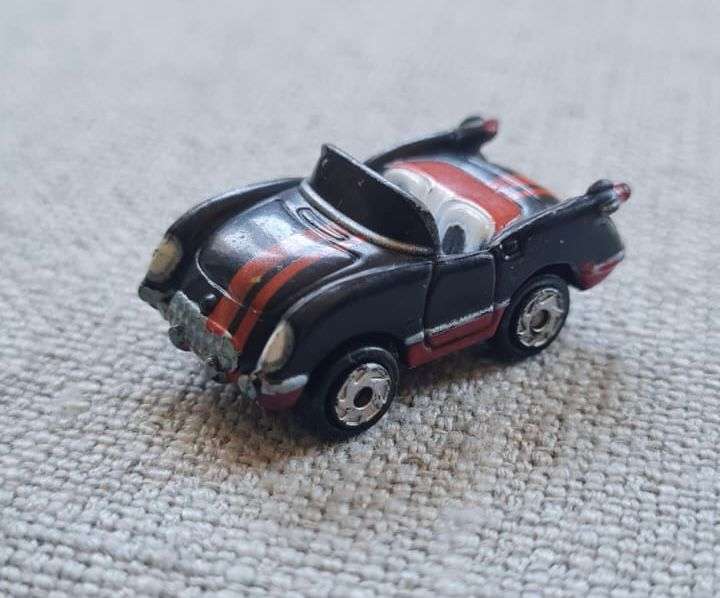 Micro Machines Galoob '55 1955 Chevrolet Corvette Convertible BLACK/Red