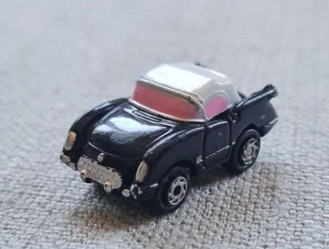 Micro Machines '55 Corvette Coupe Black White Top Galoob Vintage Toy