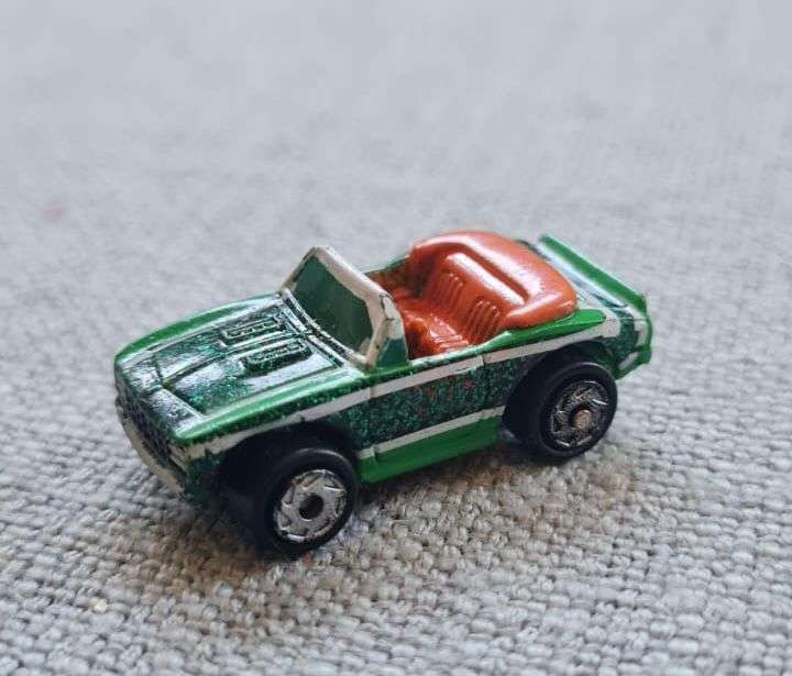 Micro Machines Chevrolet Camaro Green 68 Chevy Convertible Galoob Vintage