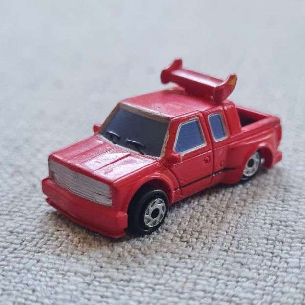Micro Machines Galoob Chevy Dually Pickup Red